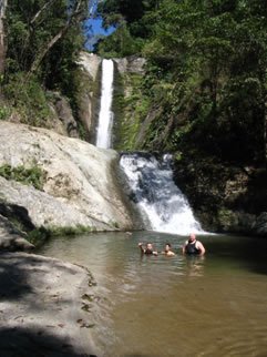 the waterfall of El Chicol