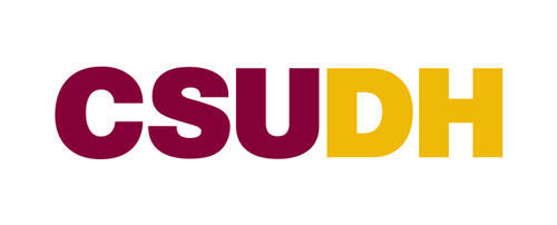 CSUDH color logo mark on white background