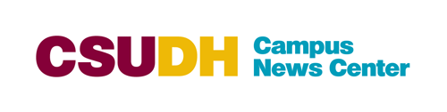 CSUDH co-branded logo example. CSUDH Campus news center.