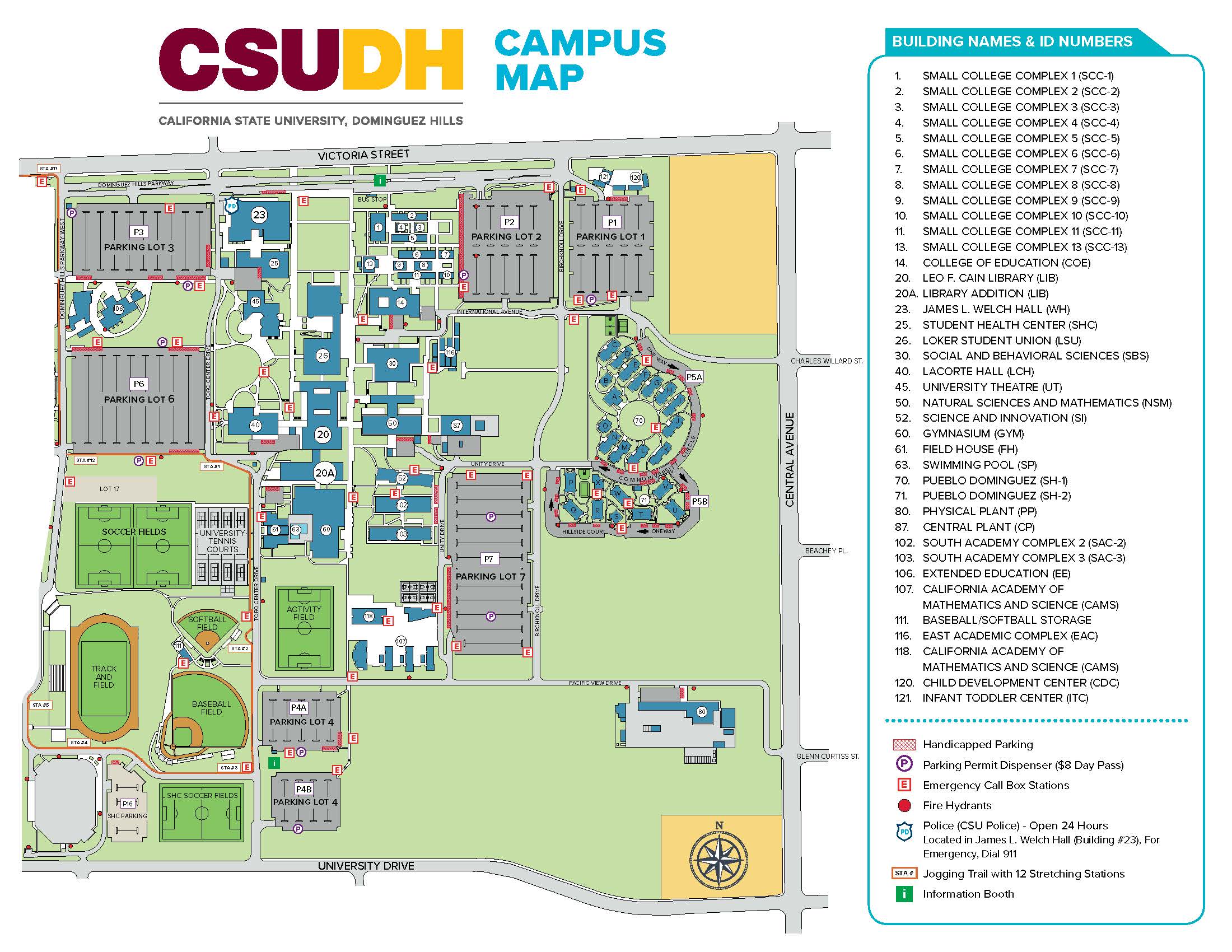 CSUDH Campus Map