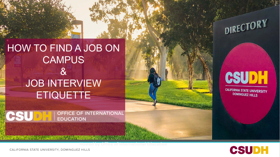 How to find an on-campus job
