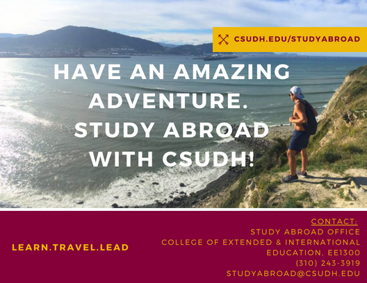 Study Abroad flyer