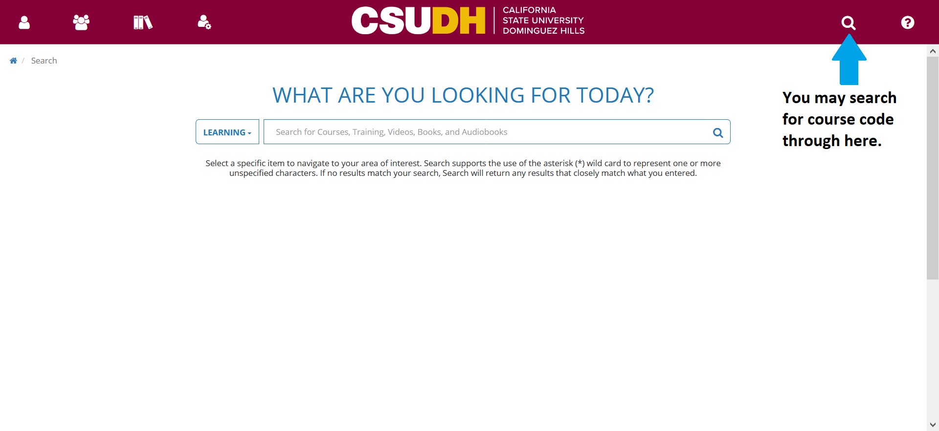 CSU Learn Search