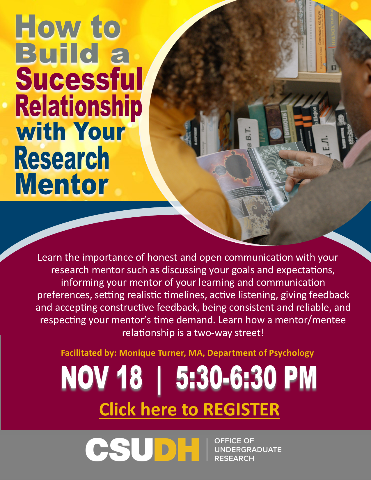 How to Build a Successful Relationship with Your Research Mentor 11-18-21