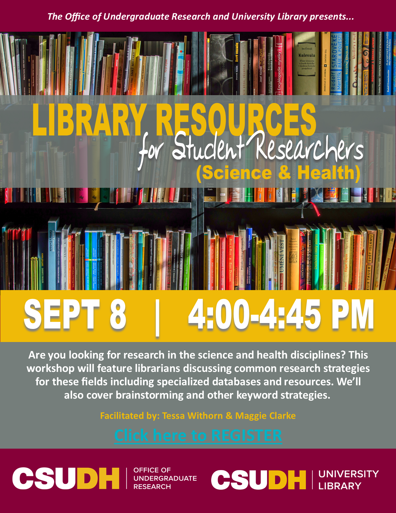 Library Resources for Student Researchers (Science and Health)