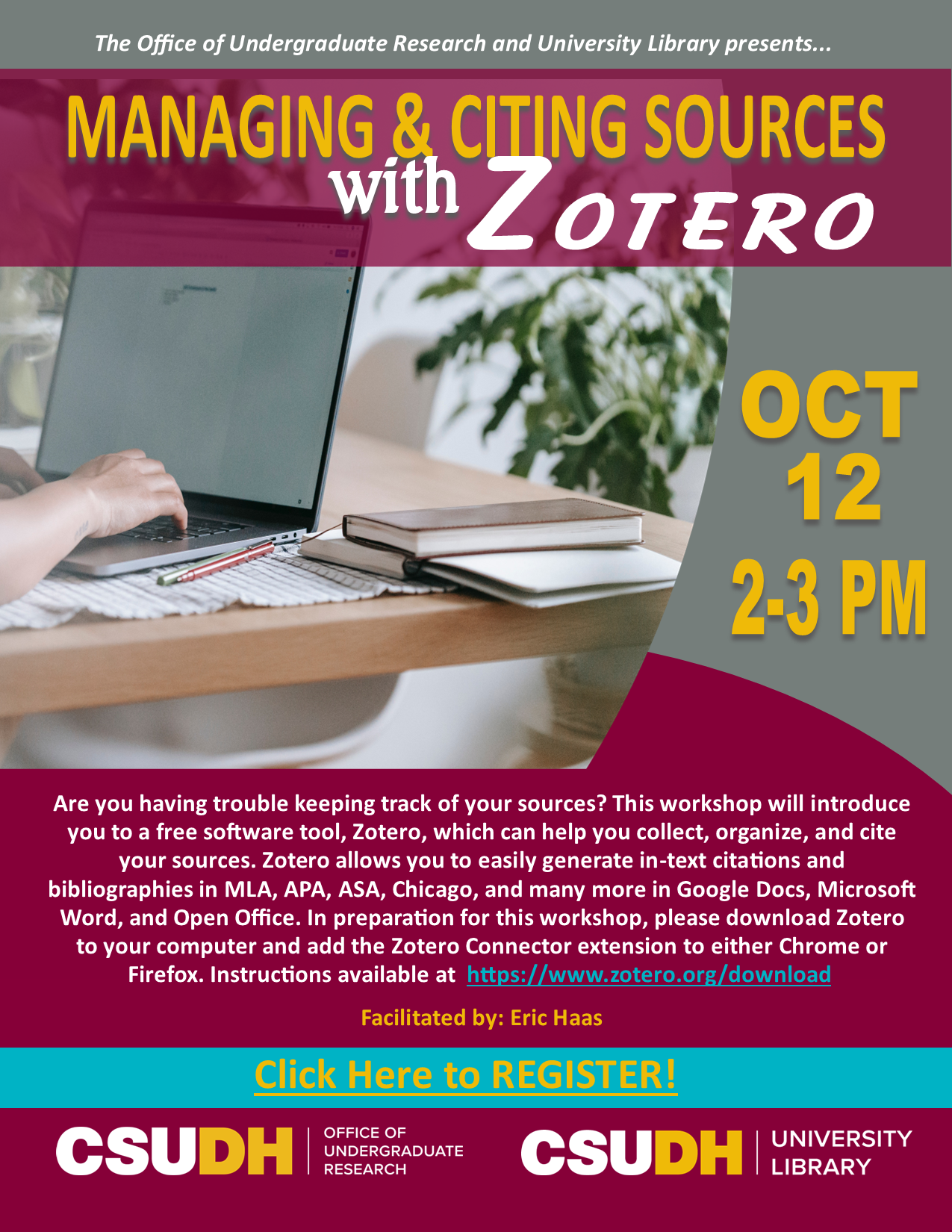 Managing & Citing Sources with Zotero 10-12-21