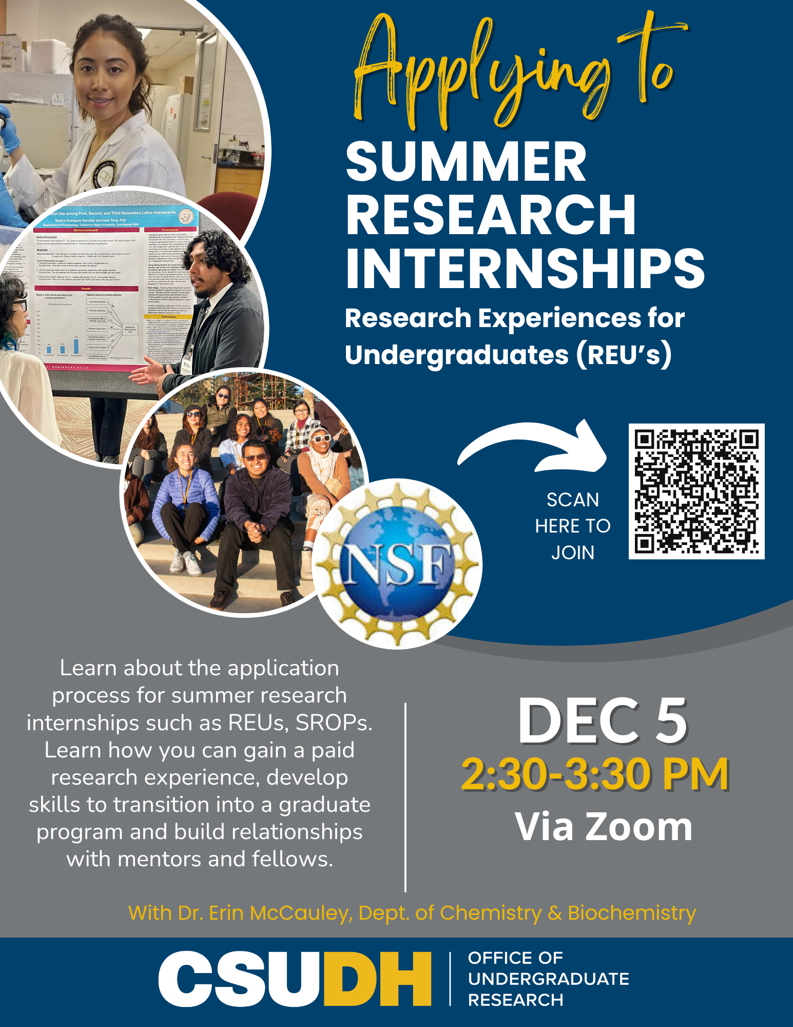 Applying for Summer Internships Flyer