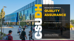 CSUDH BS Quality Assurance Info Session