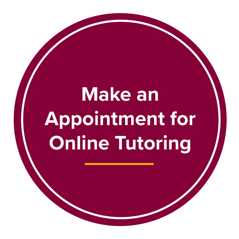 Make an Online Tutoring Appointment