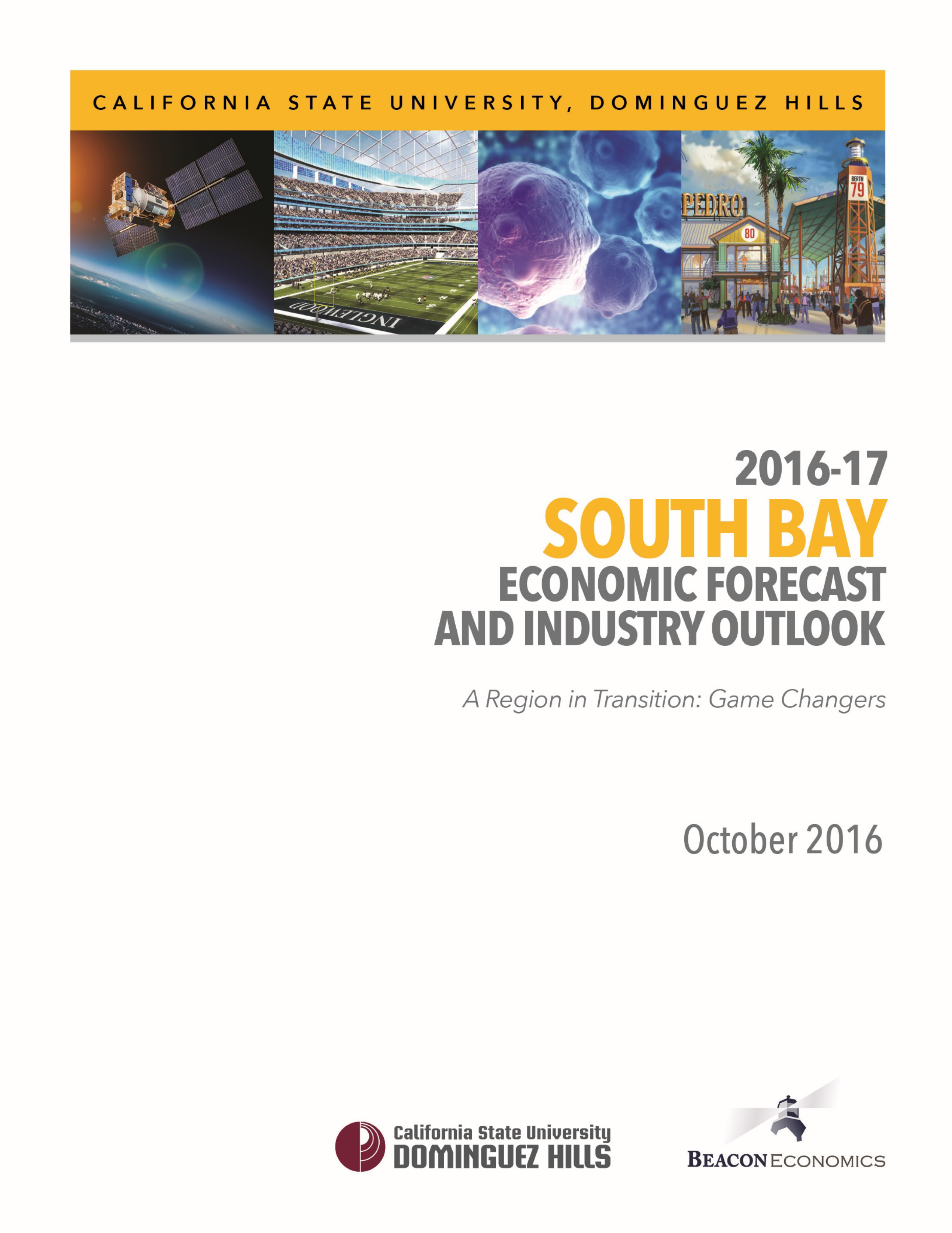 2016 South Bay Economic Forecast Report Cover