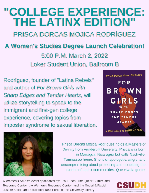 College Experience: The LatinX Edition, March 2, 2022, 5 pm, LSU Ballroom B